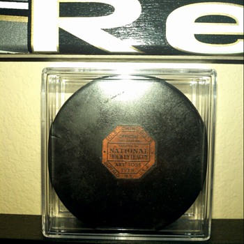 Art Ross Game Used Hockey Puck Pittsburgh Hornets