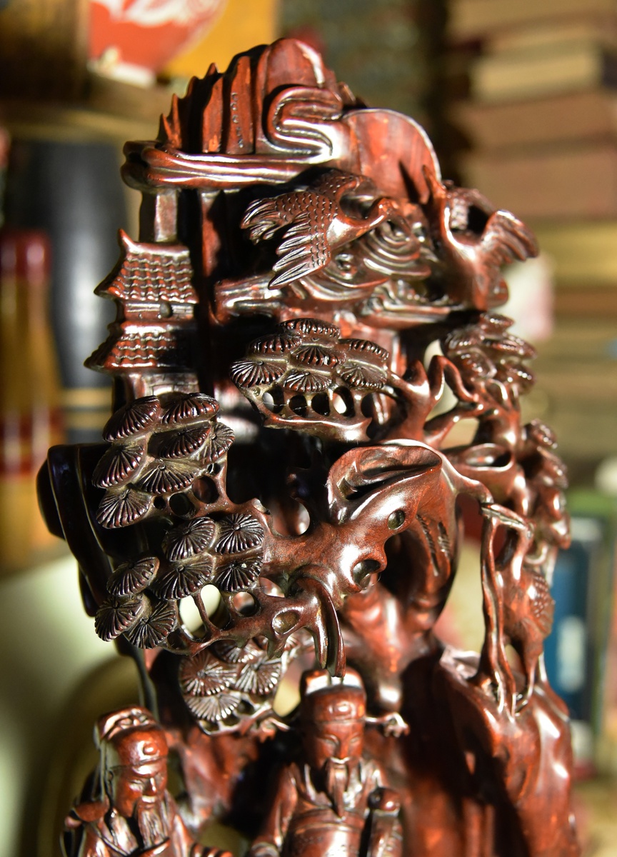 Huge and Intricate Chinese Rosewood Carving Collectors Weekly