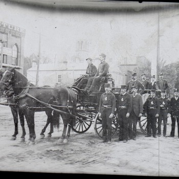 PHOTOGRAPHIC NEGATIVE OF THE GREAT FIRE OF BALTIMORE 1904? - Photographs