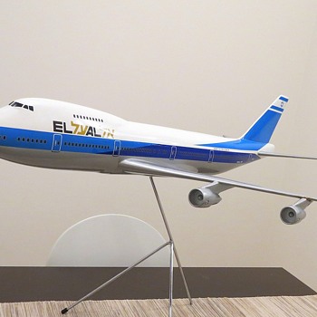 Skyland Models 1/72 Scale EL AL Boeing 747-200 model - Advertising