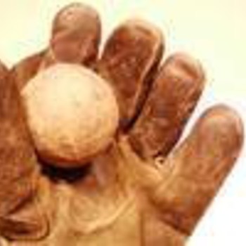 Early 1900 Baseball & Glove