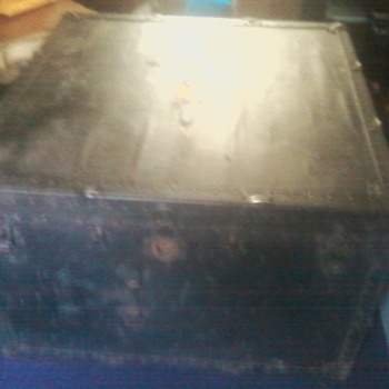 Antique "Taylor Made" Trunk - Furniture