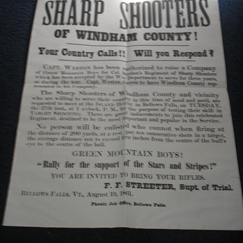 Berdan's Sharpshooters Civil War Poster - Military and Wartime