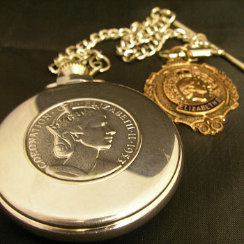 1953 Queen Elizabeth II Coronation Pocket Watch - No. 3 - Pocket Watches