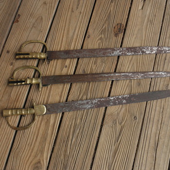 Brunswick (?) sword bayonets possibly 1837-1847