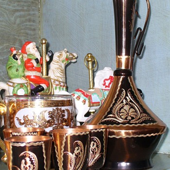 Copper Tea Set from Turkey - China and Dinnerware