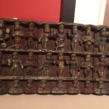 Old wooden Sri Lanka gods - Visual Art