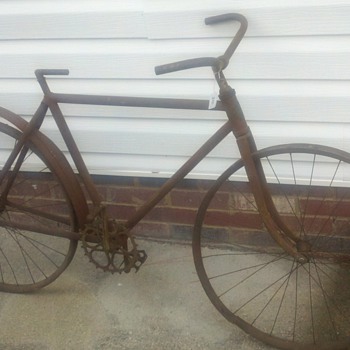 Early 1900's Racycle (wood rim bicycle)