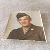 WW2 soldier photograph with painted coloration