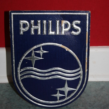 philips cardboard sign display - Advertising
