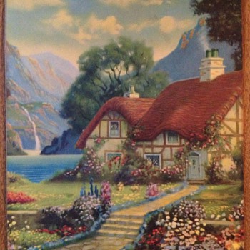 Early Robert Atkinson Fox Print, Titled " The Cottage by the Sea" - Posters and Prints
