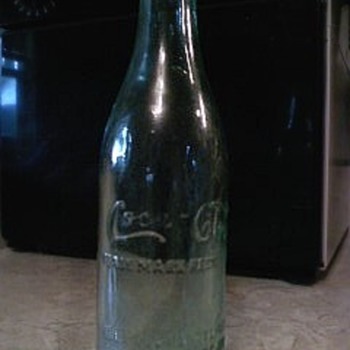 Straight Side Clear Green Terra Haute,In Coke Bottle - Coca-Cola