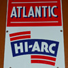 Atlantic Hi~Arc Gasoline Pump Sign