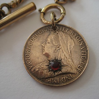 Victorian Era Watch Fob Pendant - Victorian Era