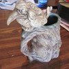 1 of 4  Rumph  signed  art pottery mugs  we own  "Dirty Bird"