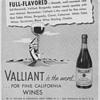 1950 Valliant Wine Advertisements