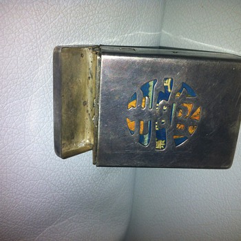 silver cigarette case 