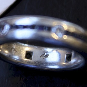 Platinum Ring with Unknown Makers Mark - Fine Jewelry
