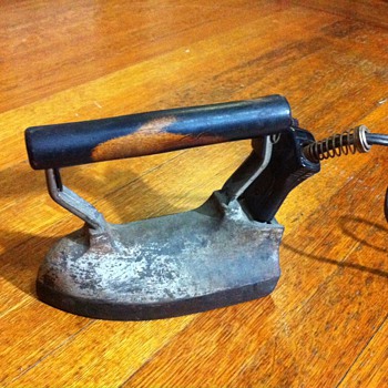 Our General Electric F-10 iron with cord - Kitchen