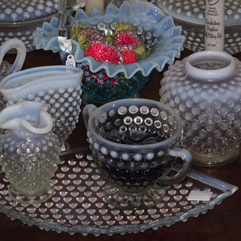 French Opalescent by Fenton and Unknown...