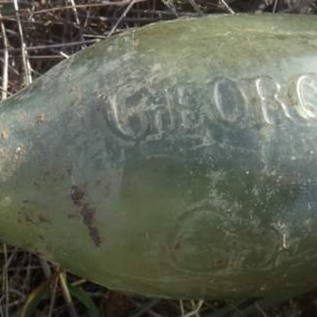 Antique Torpedo Bottle Malta