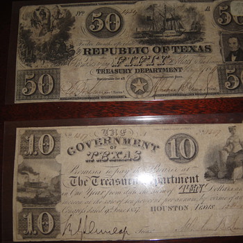 texas money - US Paper Money