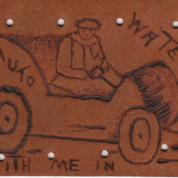 The Illegal Postcard!  (Ones from Deer Hide)