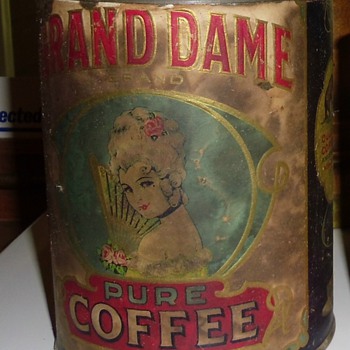 Grand Dame Litho Coffee tin