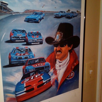 Autographed Richard Petty Print