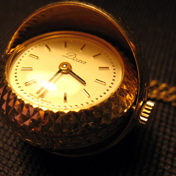 Vintage Lady necklace watch DOXA Swiss made