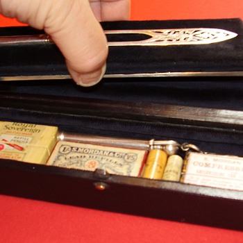 2nd: Sampson Mordan Victorian silver pencil set