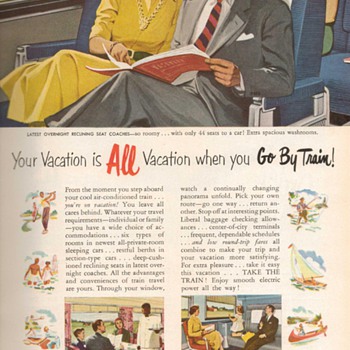 1951 - Pennsylvannia Railroad Advertisement
