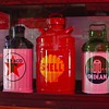 Five Gallon Texaco Oil Can...Ten Gallon Shell Oil Can...Five Gallon Indian Oil Can