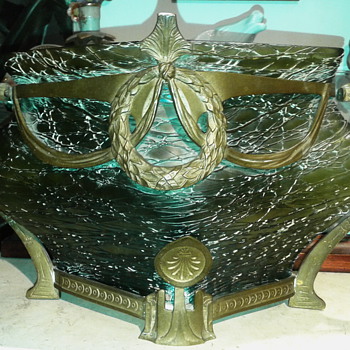 A BIG LOETZ CRETA CHINE JARDINIERE - Art Glass