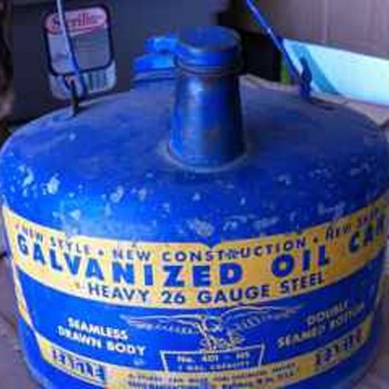 Blue Eagle Oil Can - Petroliana
