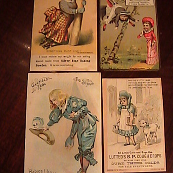 Victorian Advertising Trading Cards- Todays Estate Sale Find!