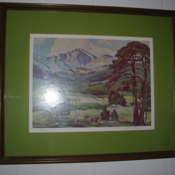 Alfred Wands Lithograph...help needed? - Posters and Prints