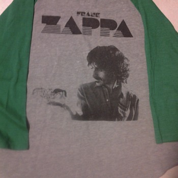 Frank Zappa raglan 1980 - Mens Clothing