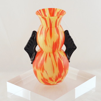 Another Documented Welz Shape 8930 - 15 cm - And a Previously Identified Variation of the Shape - Art Glass