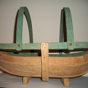 A Peach Basket made of Bent Wood Age Unknown