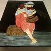 WADING LADY PAINTING