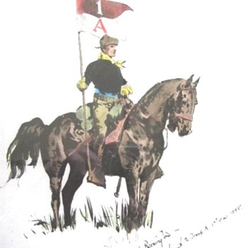 Fredric Remington Genuine Reproduction - Military and Wartime