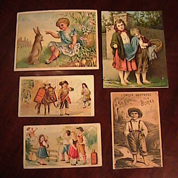 Victorian Advertising Trading Cards - Todays Estate Sale Find!