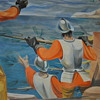 'Conquistadors Discover the Pacific,' and 'Monks Building the Mission'