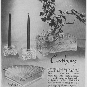 1950 Imperial Glassware Advertisement