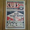 1934 Blue Valley Butter/Chicago Cubs Score Card and Blotters