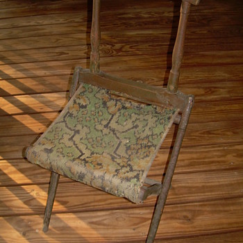 United states civil war camp chair circa 1861 - Furniture