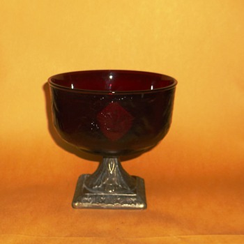 unknown red goblet... - Glassware