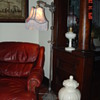 Antique Floor Bridge Lamp