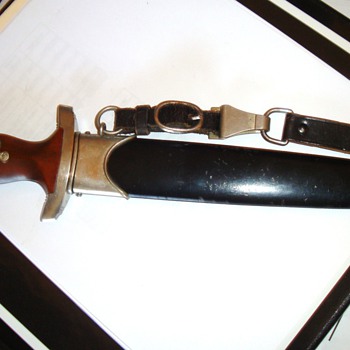 Early NSKK model 1933 dagger, blade by very rare maker C. Schlieper 